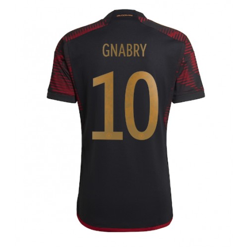 Germany Serge Gnabry #10 Replica Away Stadium Shirt World Cup 2022 Short Sleeve